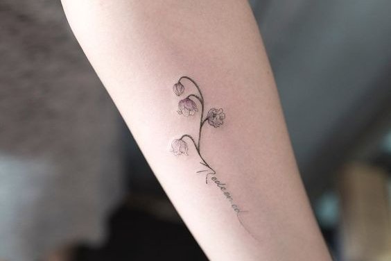 татуювання конвалія