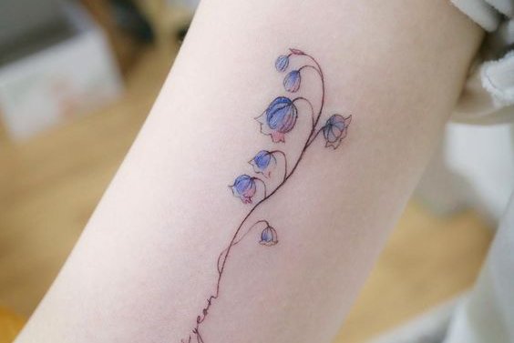 татуювання конвалія