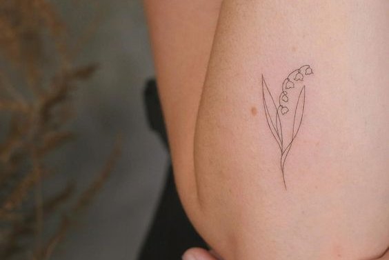 татуювання конвалія