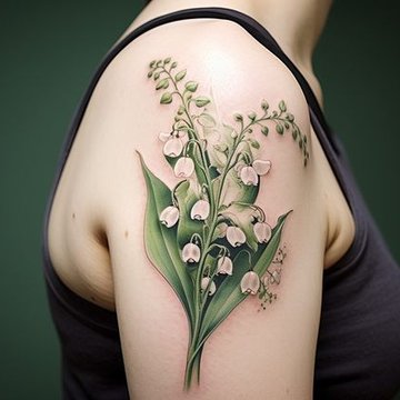 татуювання конвалія