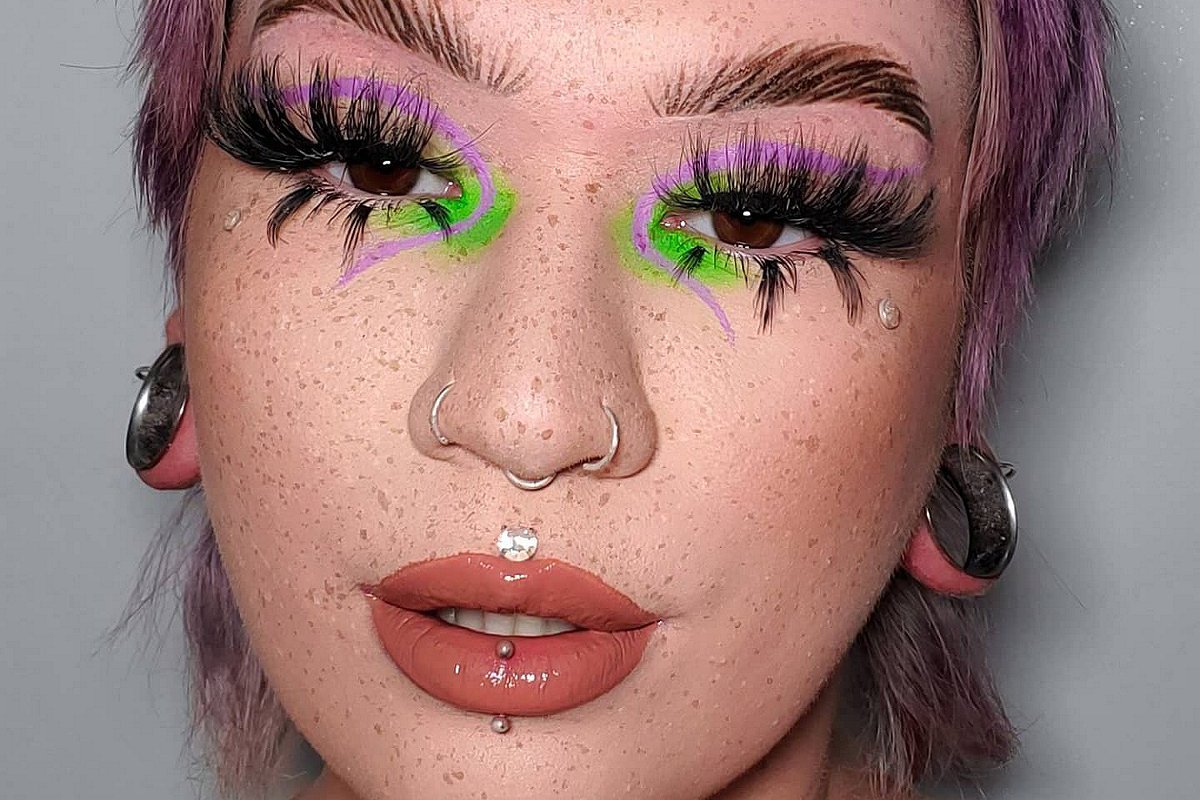 пирсинг нижней губы