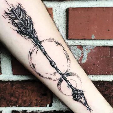 Тату-ескізи "Стріла"