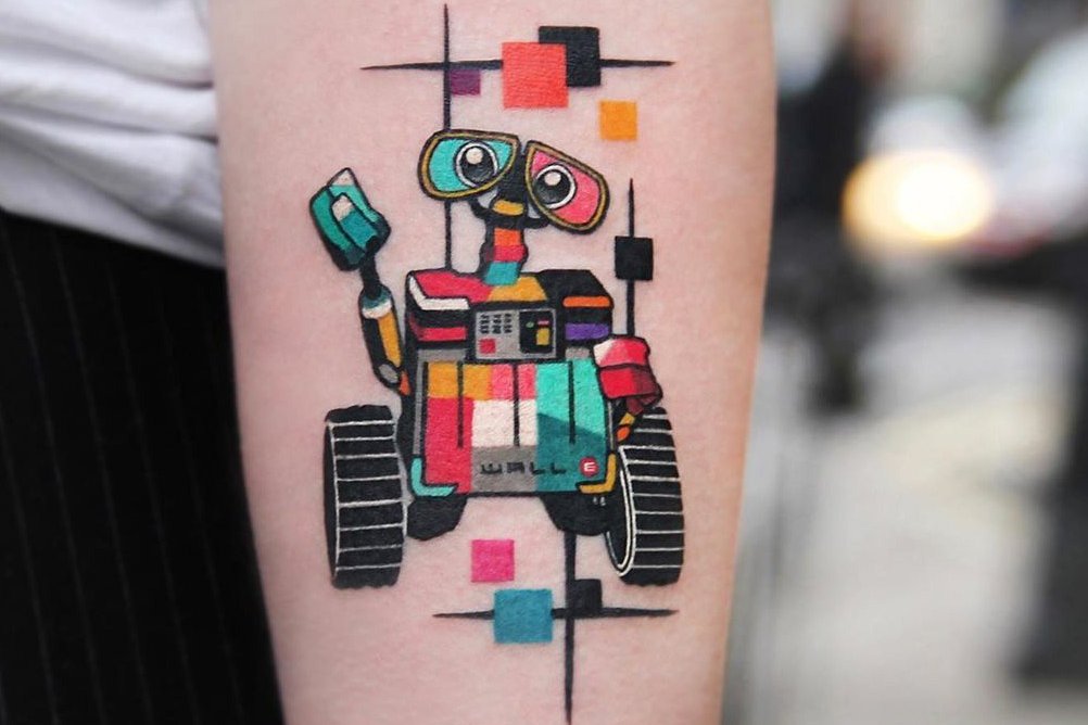 Тату - ескізи "Робот"