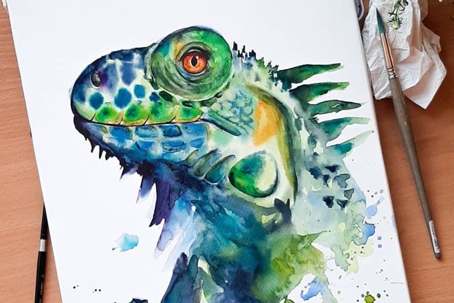 Тату эскизы ящерицы