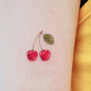 Тату ескізи вишня