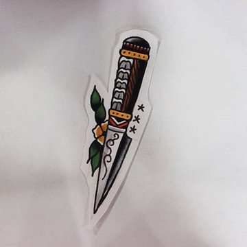 Тату эскизы кинжала