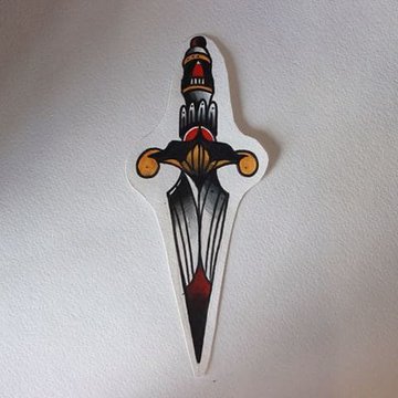 Тату эскизы кинжала