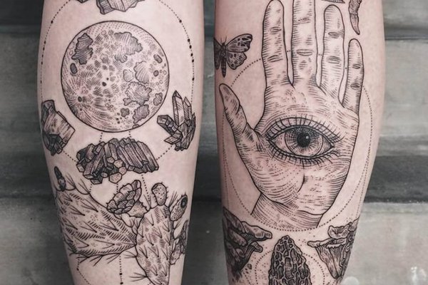 Тату ескізи "гравюра"