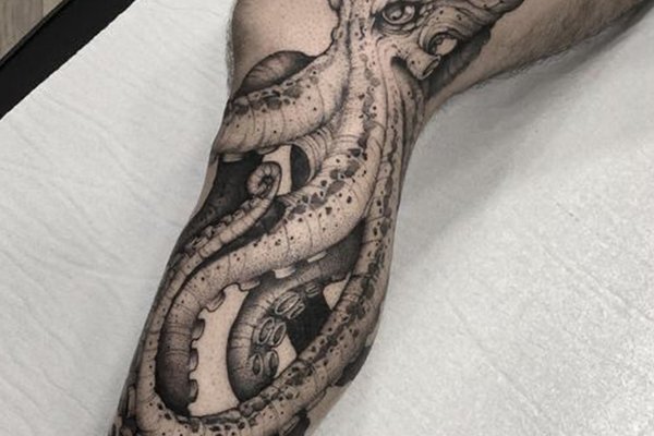 Тату ескізи восьминога