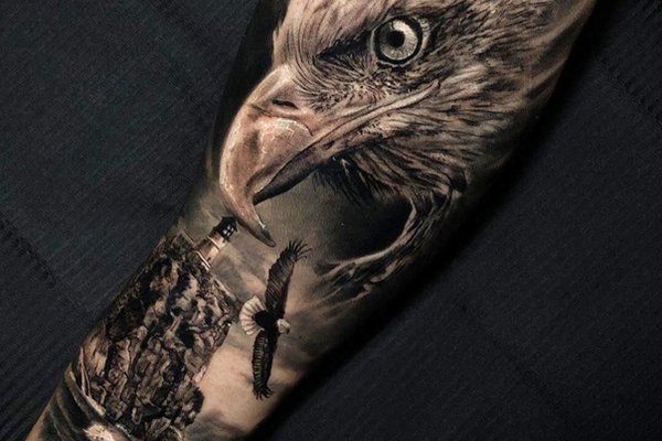 Тату ескізи орла