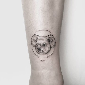 Тату-ескіз коала