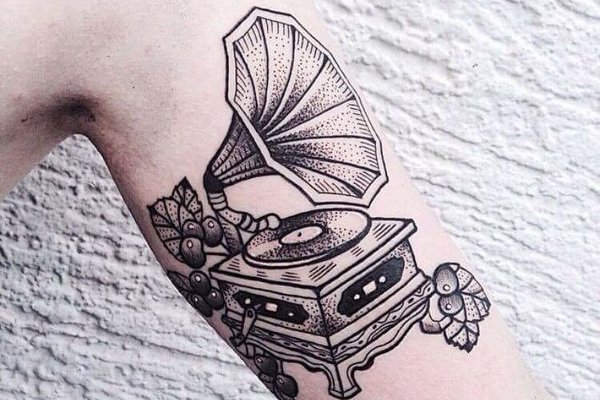 Тату ескізи грамофон