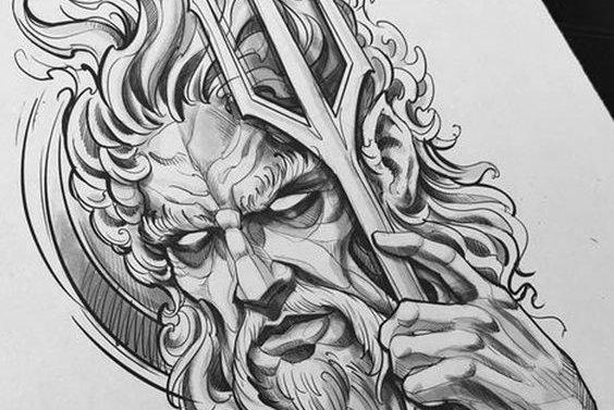 Тату-ескізи "Тризубця"