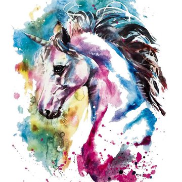 Тату эскизы единорог