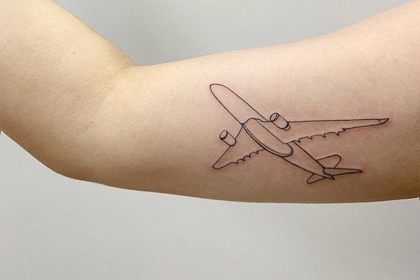 эскиз самолет