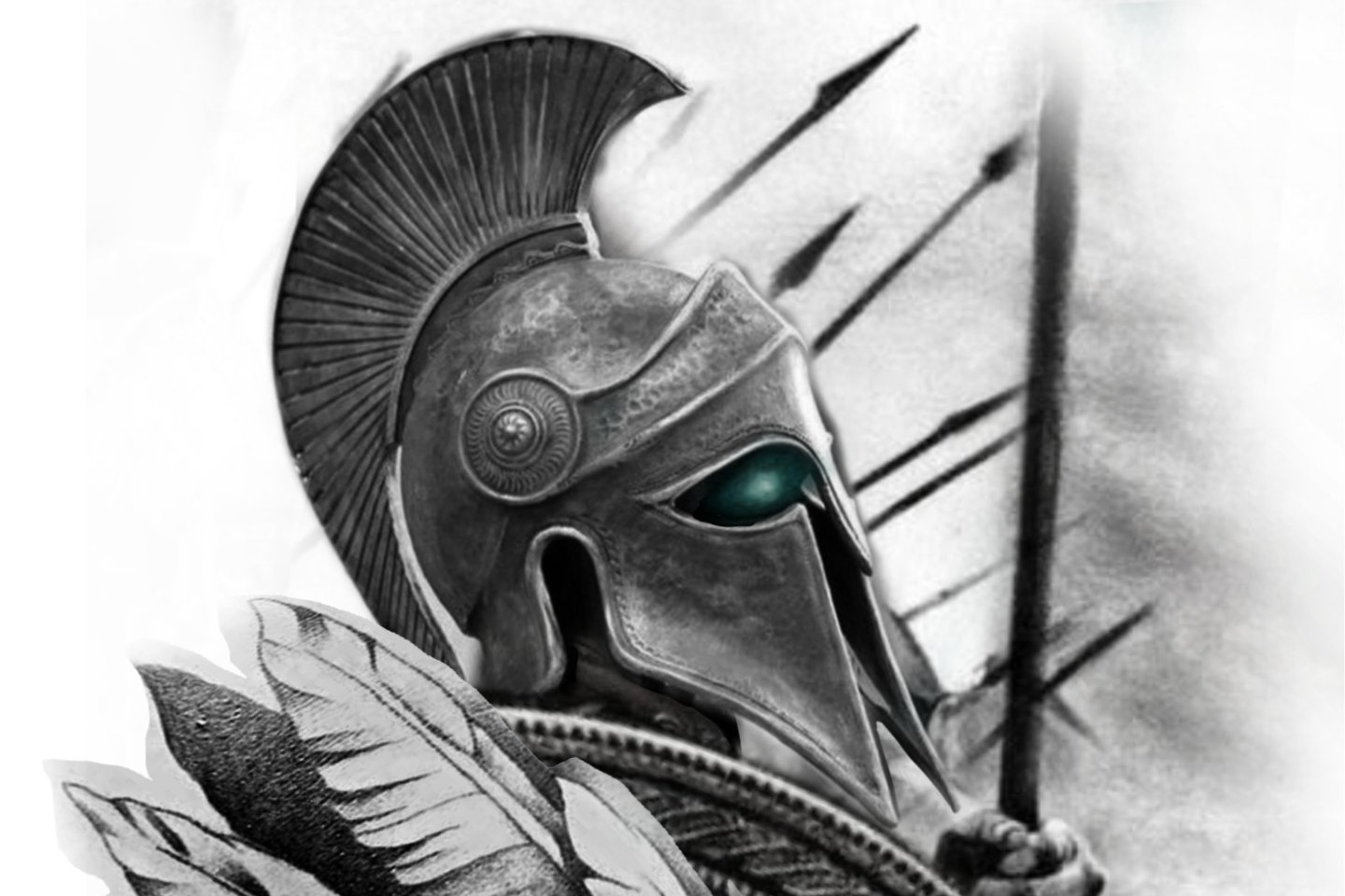 Тату-ескізи "Спартанець"