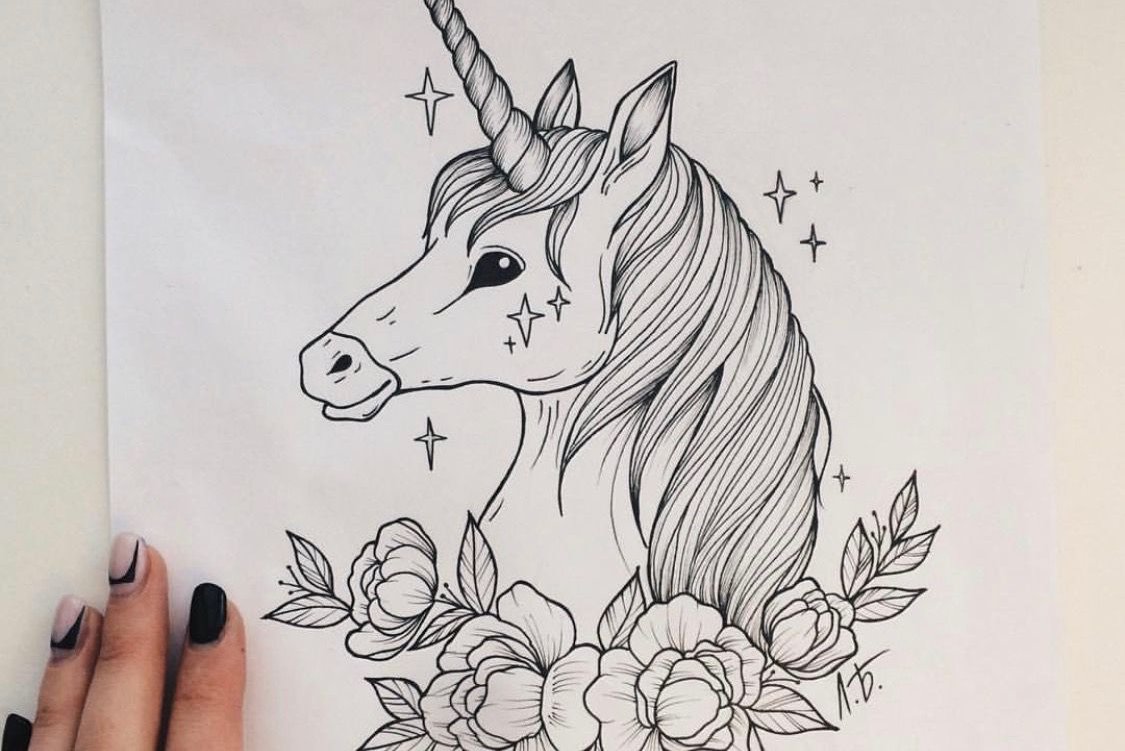 Тату-ескізи єдиноріг