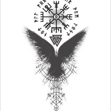 Тату скандинавські руни