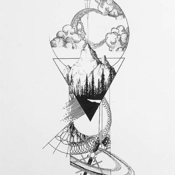 Тату ескізи геометрія