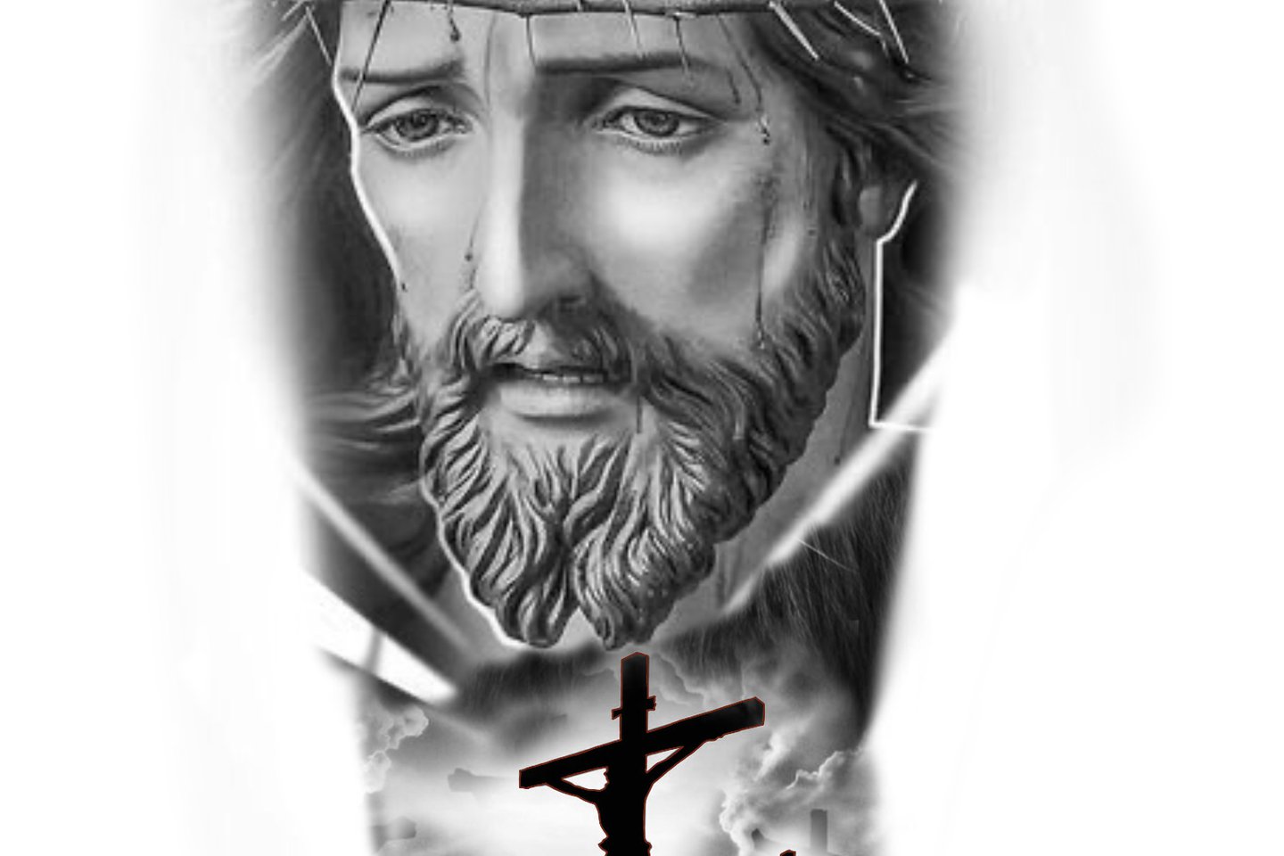 Тату эскизы Иисуса