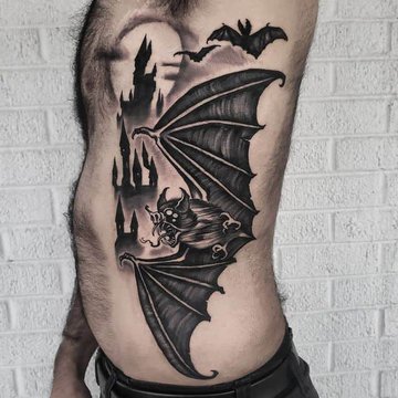 Тату-ескізи кажани
