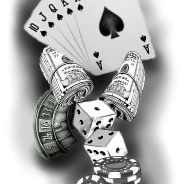 Тату эскизы игральных карт