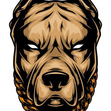 Тату-ескізи "Пітбуль"