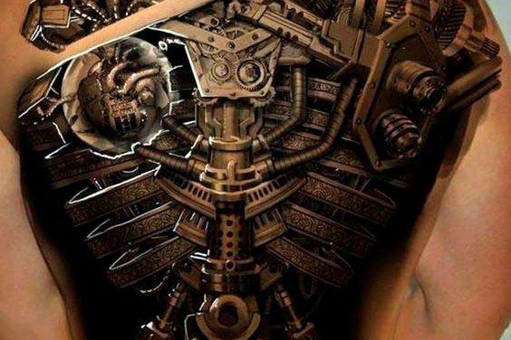 Тату ескізи біомеханіки