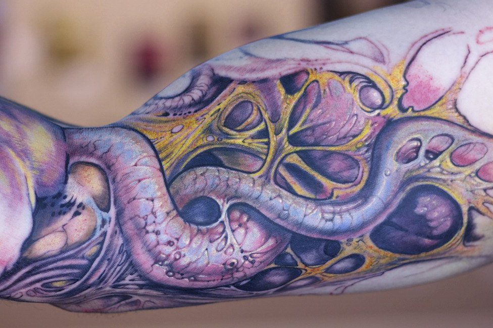 биоорганика тату-эскиз