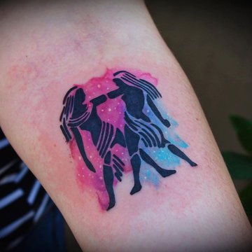 тату знак Зодіаку Близнюки