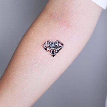 Тату эскизы алмазов