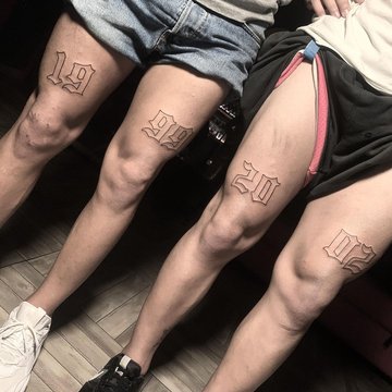 Тату з цифрами