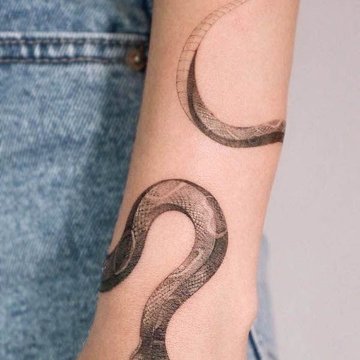 Тату эскизы змея