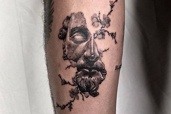 Татуировки на ногу для мужчин