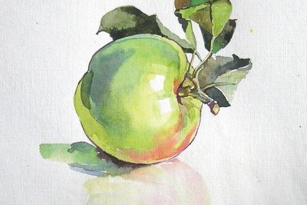 Тату-эскизы "яблоко"