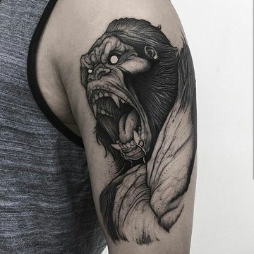 Тату ескізи горили