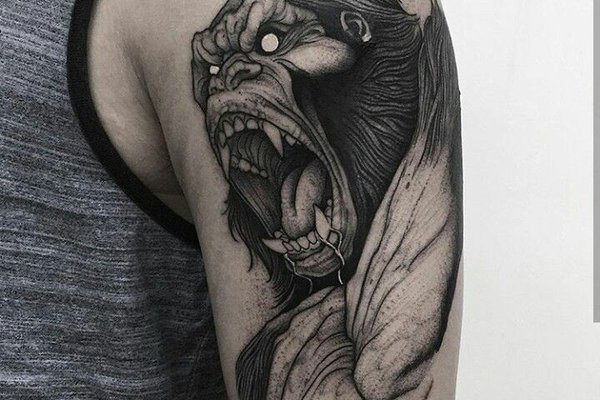 Тату ескізи горили