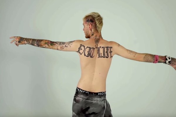 Лил Пип тату