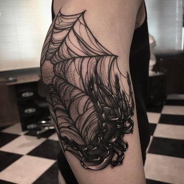 Тату эскизы паутины