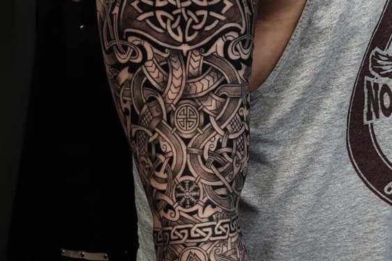 Тату рукав чоловічий