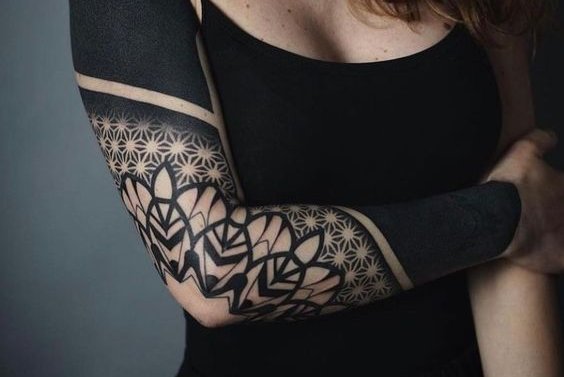 блэкворк тату