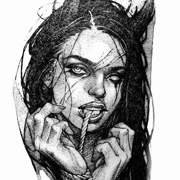 Тату эскизы демона