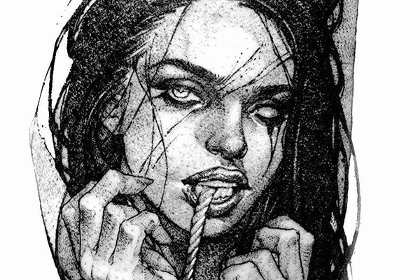 Тату ескізи демона