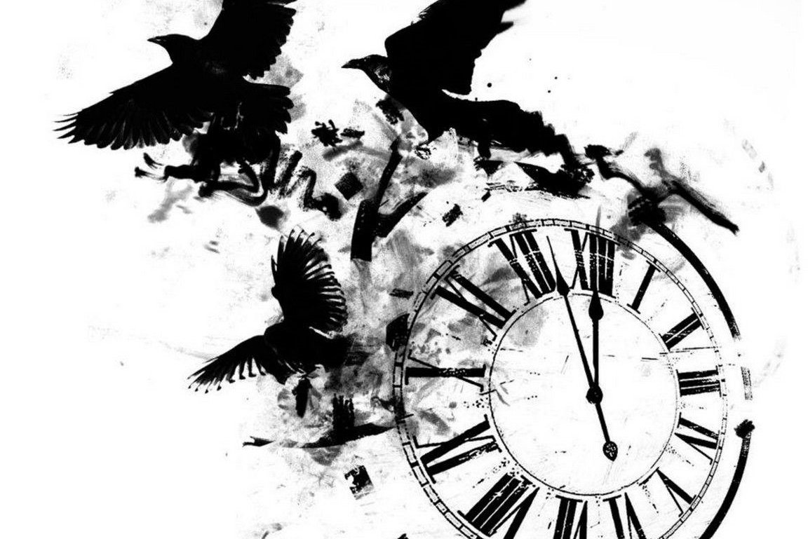 Тату ескізи годинник