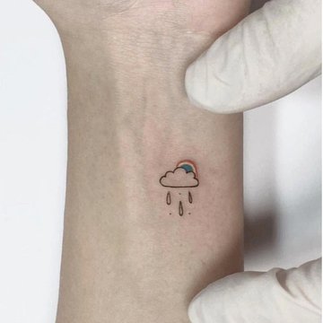 Тату ескізи хмари
