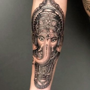 Тату ескізи Ганеша