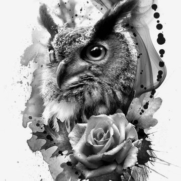 Тату-ескізи "Сова"