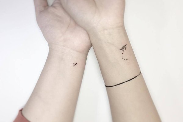 Тату - ескізи "Літак"