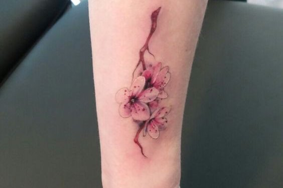 Тату ескізи гілка сакури