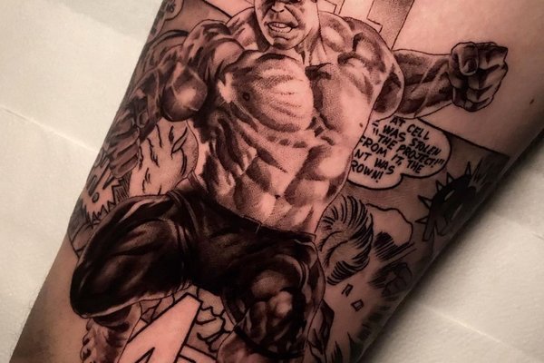 Тату в стилі Марвел